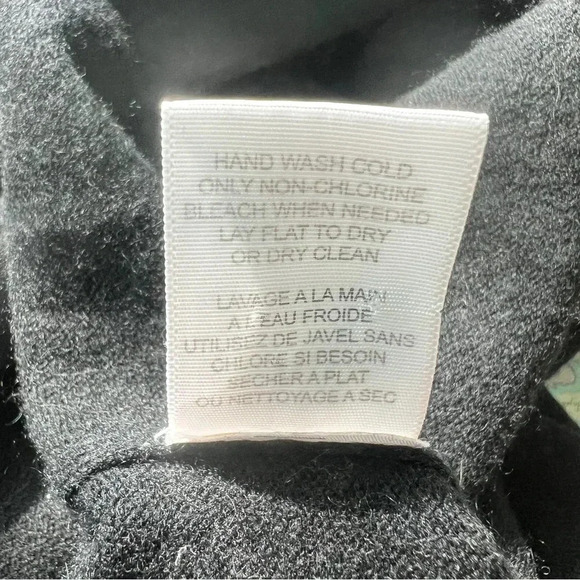 JOIE Black Sleeveless Cardigan - Wool Cashmere - Size Small - Picture 6 of 11